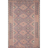 Alameda Oriental Pink/Blue Area Rug