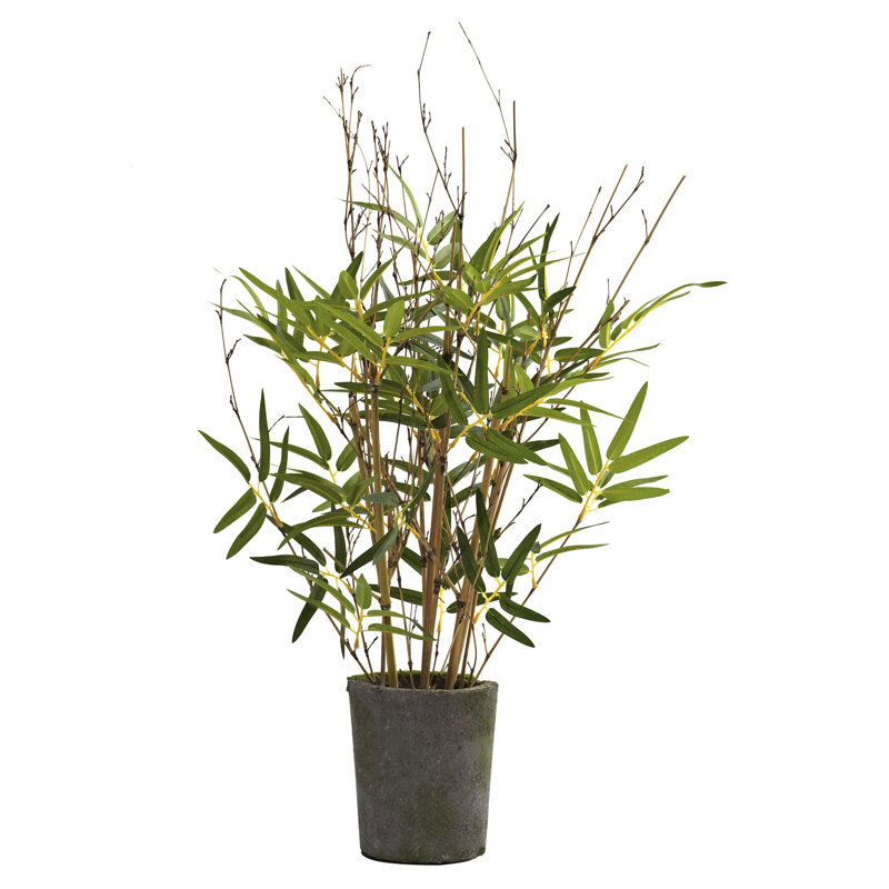 Bambou artificiel en pot 27 po Charlton Home