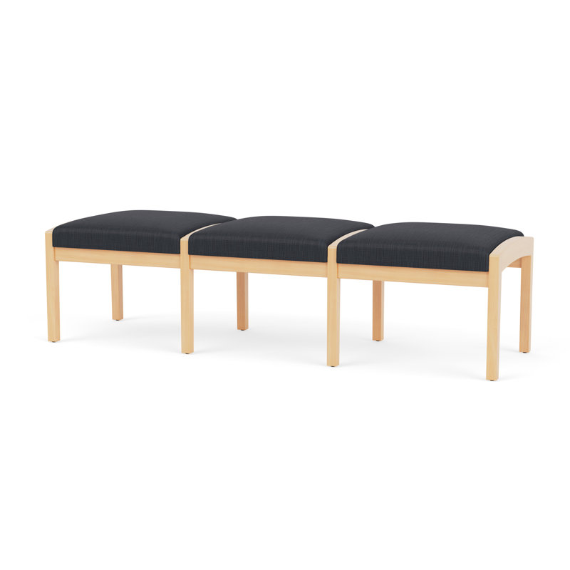 Banc en bois 3 places Lenox, Naturel, Plot Line Cauldron
