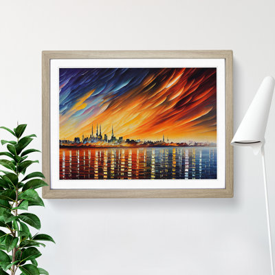Riveting City Skyline - Single Picture Frame Print