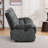 3-Piece Classic Microfiber Manual Reclining Living Room Set – 2 Recliners & Sofa-1145460590
