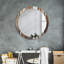 Huldar Glass Flat Wall Mirror