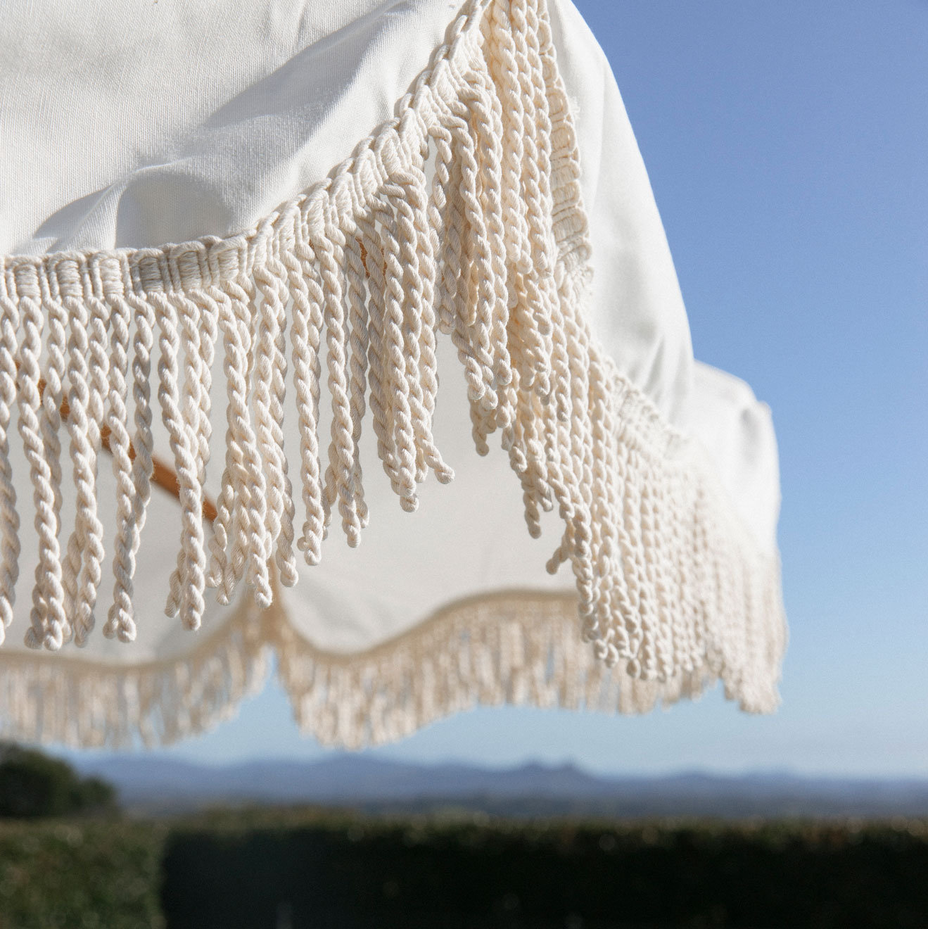 7' Umbrella, White