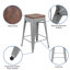 Tabouret à hauteur de comptoir 24 po Gladus-1740275197-1636743253-1635336333