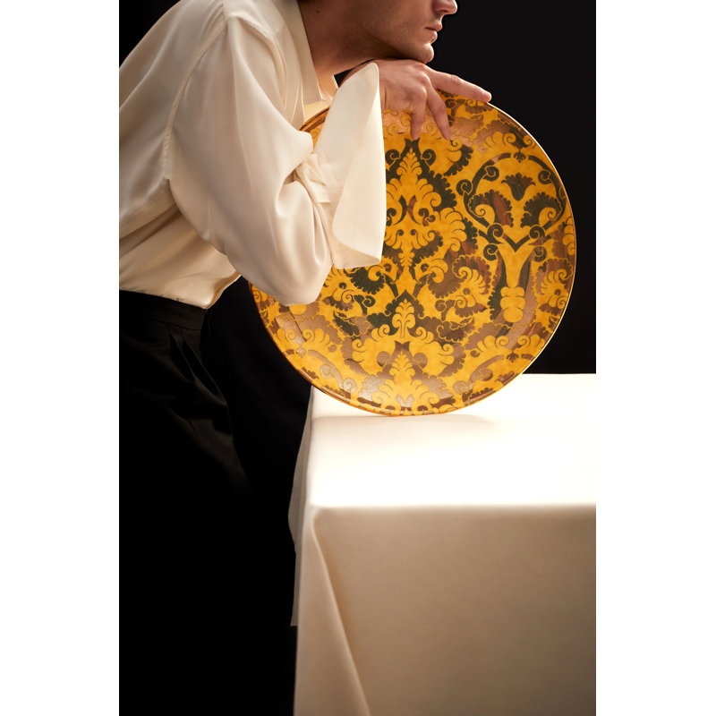 FORTUNY LAOTZE LARGE COUPE BOWL -YELLOW