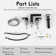 KES Bathroom Sink Faucet Widespread cUPC with Supply Hoses and 2 Handles with Drain Assembly