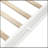 Twin Size Wood Daybed With Twin Size Trundle (White)