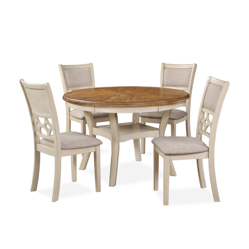 Ensemble de salle à manger Nahunta, Brun / Beige, H 30 po x L 47 po x l 47 po