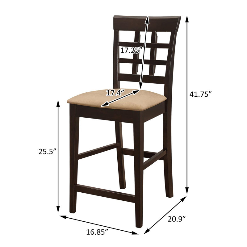 Sarok Dining Set in Brown and Tan, 9
