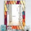 La couleur triangulaire Fields moderne et contemporaine Miroir-40086999-40238615
