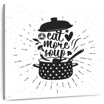 Eat More Soup Typography