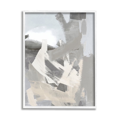 " Chaotic Grey Painting "