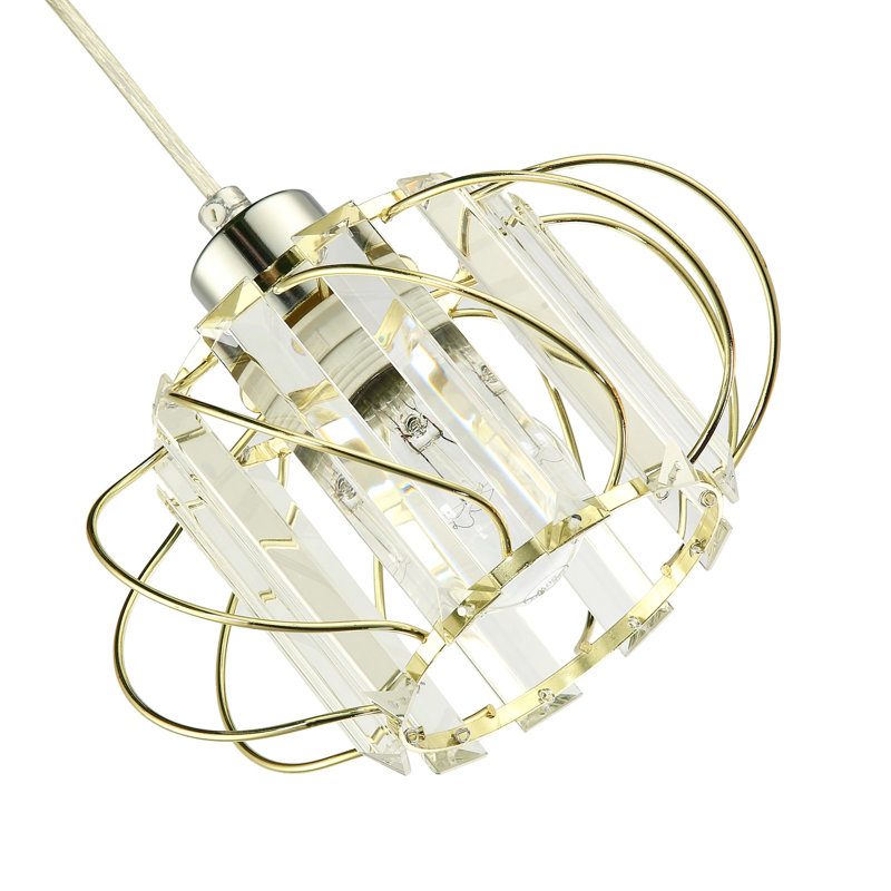 19cm H Metal Novelty Pendant Shade ( No Direct Attachment Method ), Gold