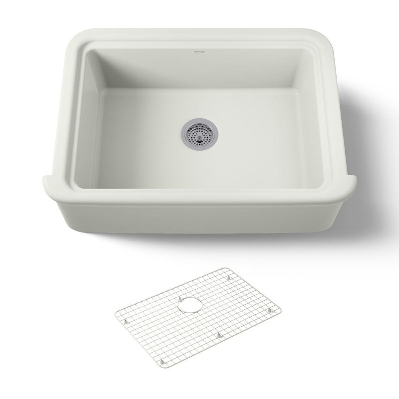 Audrine32-1/2" Undermount Single-Bowl Farmhouse Kitchen Sink, Dune, 33"