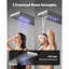 Système de tour de douche avec colonne en acier inoxydable et tête de chute d'eau 5 modes