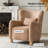 D’alouette Boucle Wingback Accent Chair-1395506235