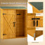 Armoire d'extérieur en bois massif Lean-To-85638033