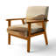 Chaise rembourrée Mountains - Lake Horizon, fauteuil paisible avec paysage-1416815967