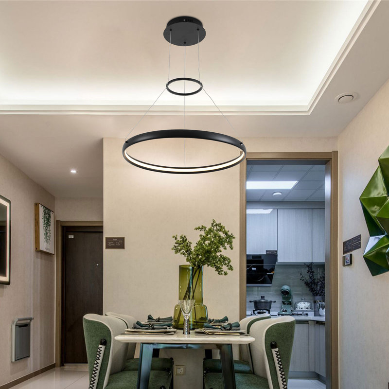 Lustre géométrique à DEL 1 lumière Alyissia