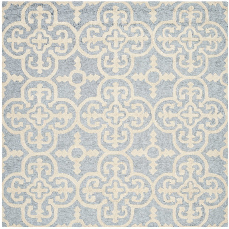 Cambridge Hand Tufted Wool Oriental Rug, Square 8'