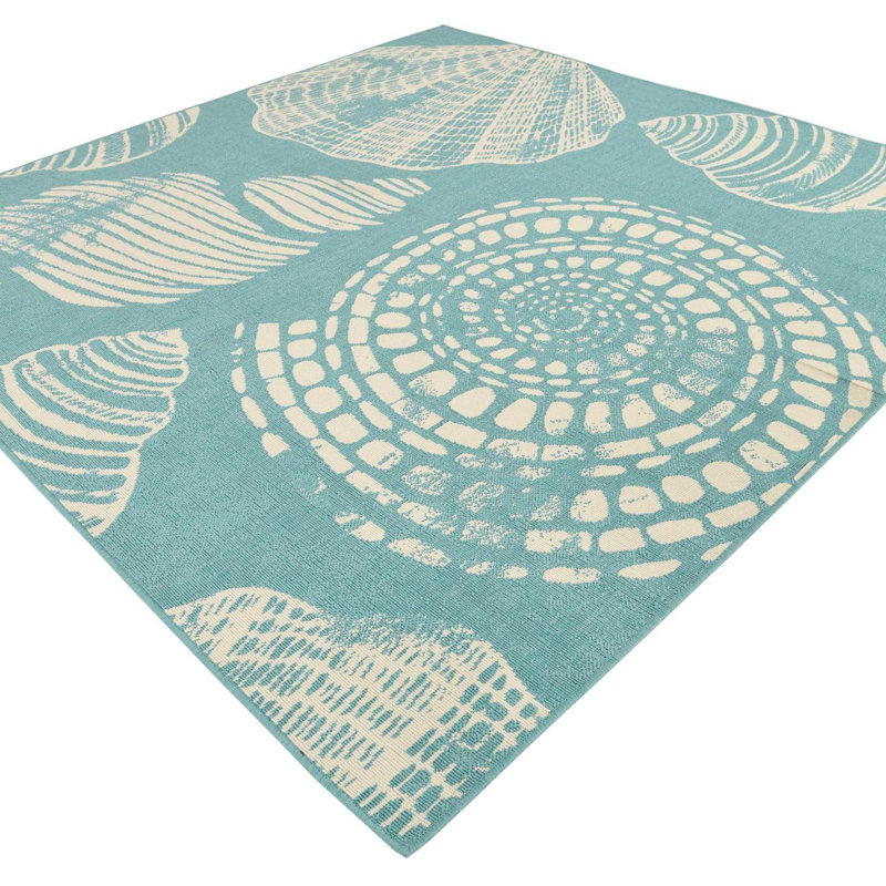 Geo Indoor / Outdoor Rug, Square 7'10"