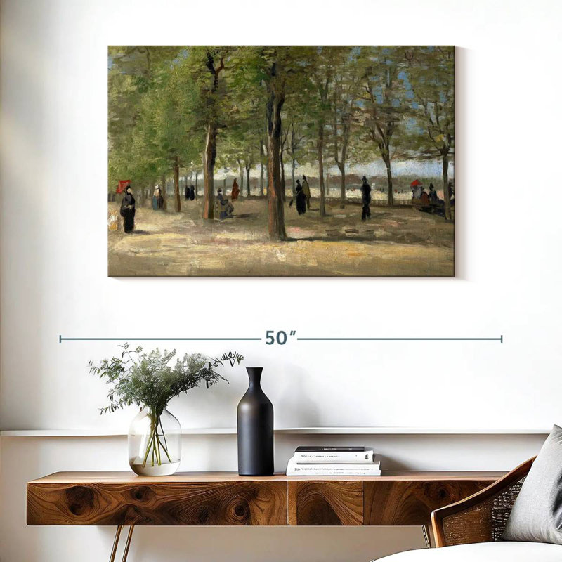 Terrasse Sireci dans les jardins du Luxembourg, H 26 po x l 39 po
