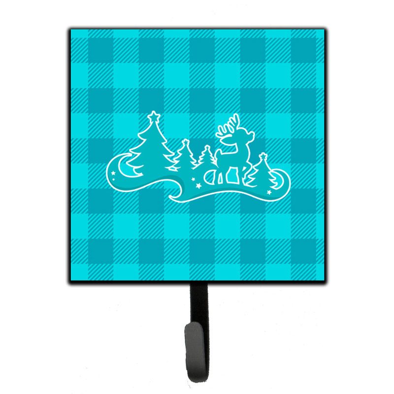 Organisateur de noël arbre de noël avec crochets clés de la clé murale renne Armenta, Bleu