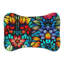 Mosaic Wildflower Art - 1 Piece Bone Shape Feeding Mat