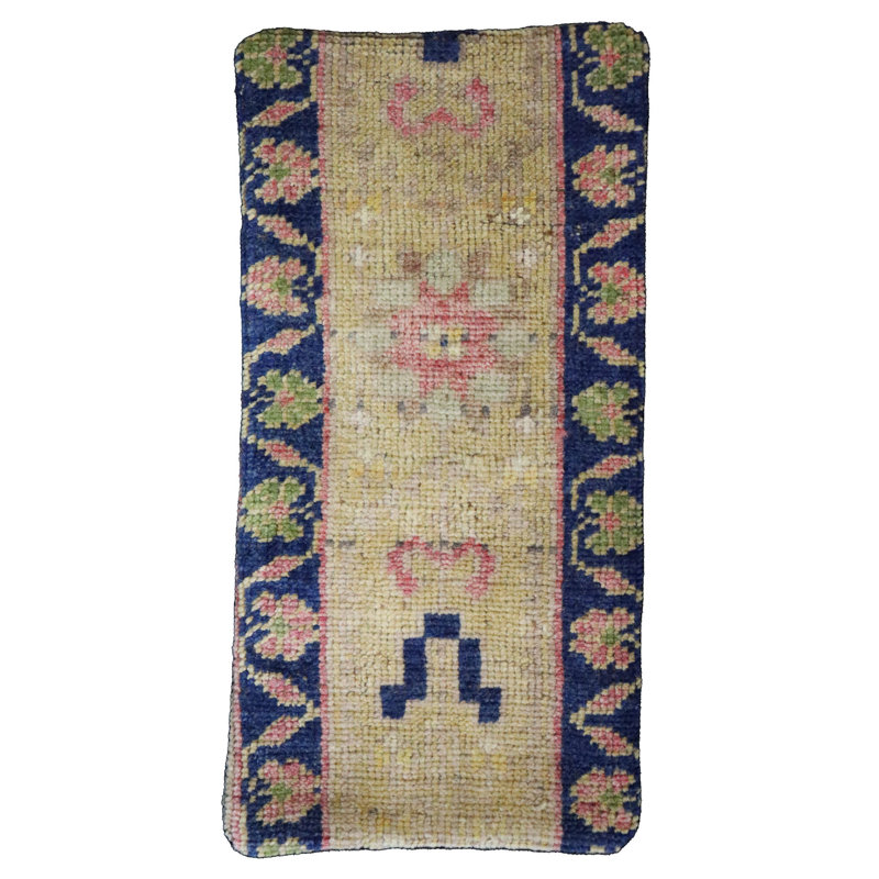 Anatolian Wool Pillow Cover, 10" x 20", Rectangular, Geometric 2