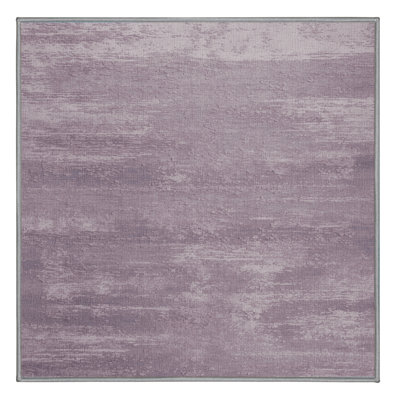 Machine Washable Abstract Pink Area Rug