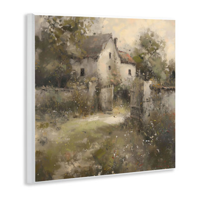 Plaque murale Overgrown Hazy Cottage, design par Creative Studio