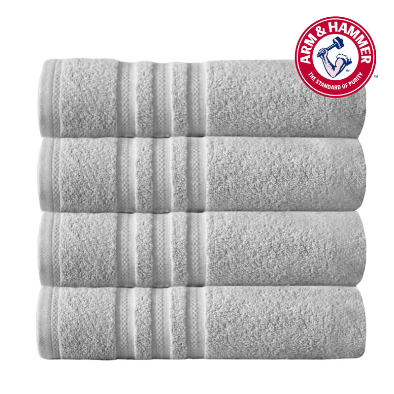 Arm & Hammer Performance Bath Towels, White