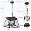 Lustres de ferme 4 lumières pour salle à manger (sans ampoules)-203808114