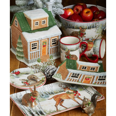 Certified International Winter Forest 16Pc Dinnerware Set