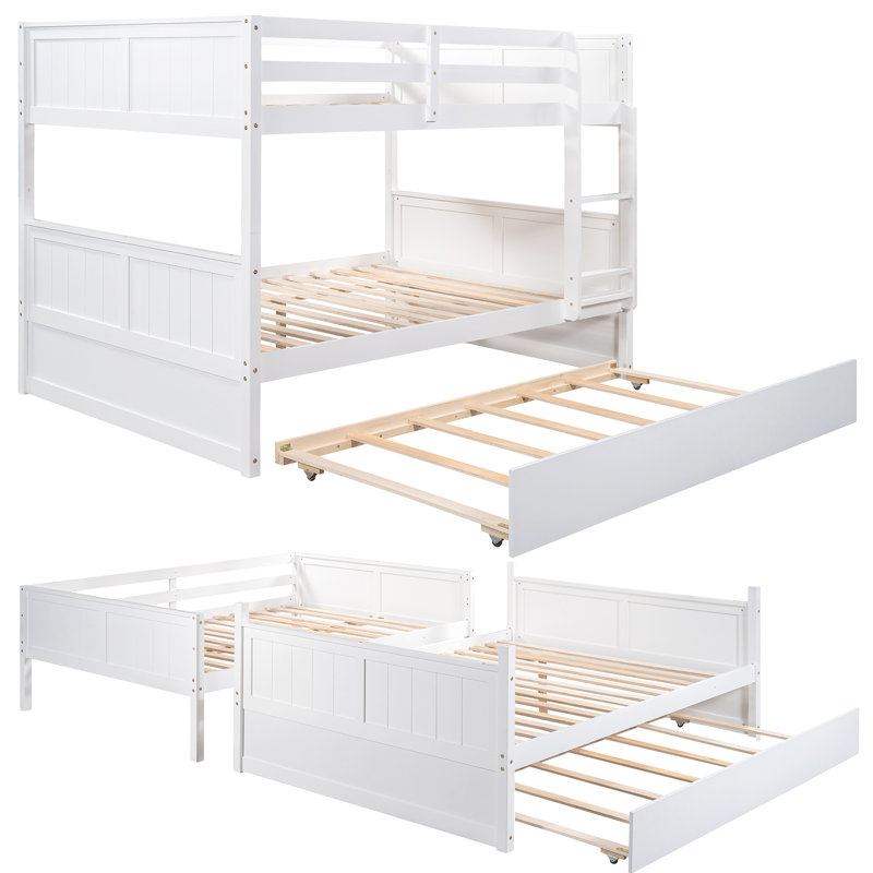 59.9" Bed Frame, White