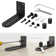 New Upgrade Sliding Barn Door Bottom Adjustable Floor Guide Roller, Barn Door Guide Sets