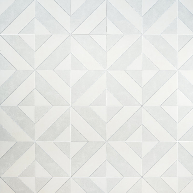 Ava Diagonal 9" x 9" Porcelain Tile (10.76 sq. ft./ Case), Gray