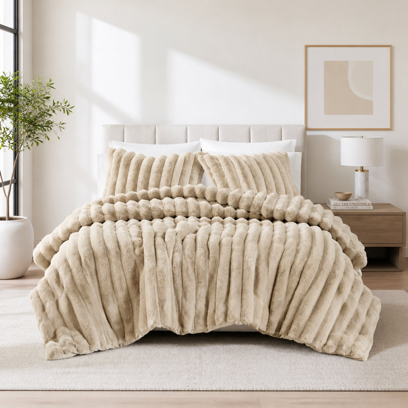 Faux Fur Comforter