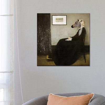 Whistlers Mom 1 Piece Wrapped Canvas Painting