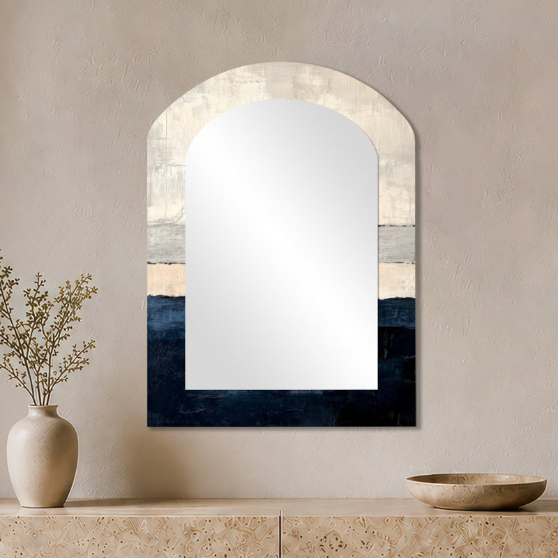 Miroir mural Mid-Century, 34" x 25"