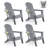 Azur Foldable Outdoor Adirondack Chair-1156446345
