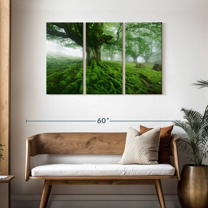 Harnek Mossy Tree, 28" H x 45" W