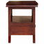 40cm W Solid Wood Bedside Table-1681473333
