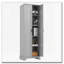 Armoire de rangement autoportante pour salle de bain avec 2 portes et tablette réglable-1576131474