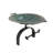 Aspen Leaf Birdbath with Over Rail Bracket
