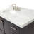 Cambridge Single Bathroom Vanity with Carrara Marble Top-88398718