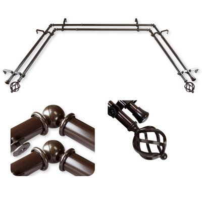 Tringle à rideaux double extensible Rod Desyne