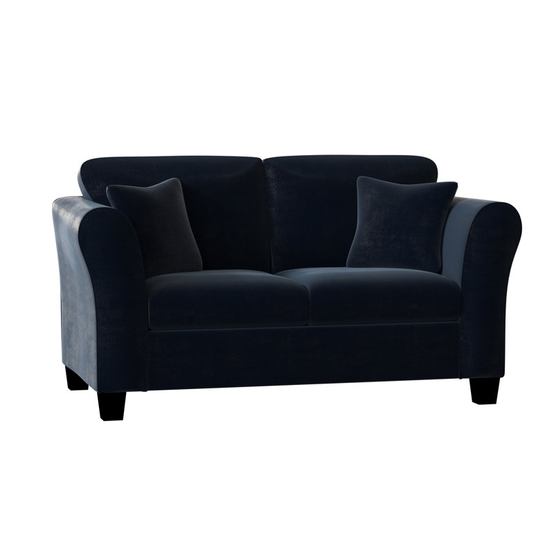 Fredericktown Upholstered 71'' Loveseat, Bulldozer Sapphire