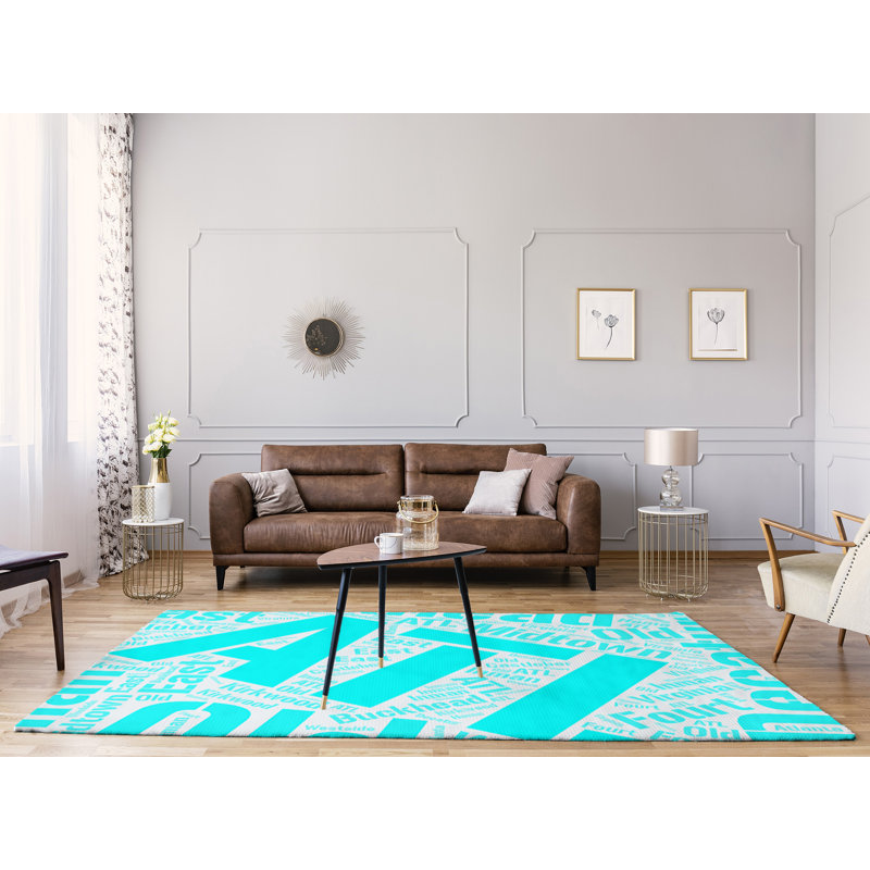 Chenille Indoor Rug, Rectangle 4' x 6'