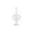 Troyes Vellum 2-Piece Set Spiral Glass Vases, Onion Shape-961757352-961757362